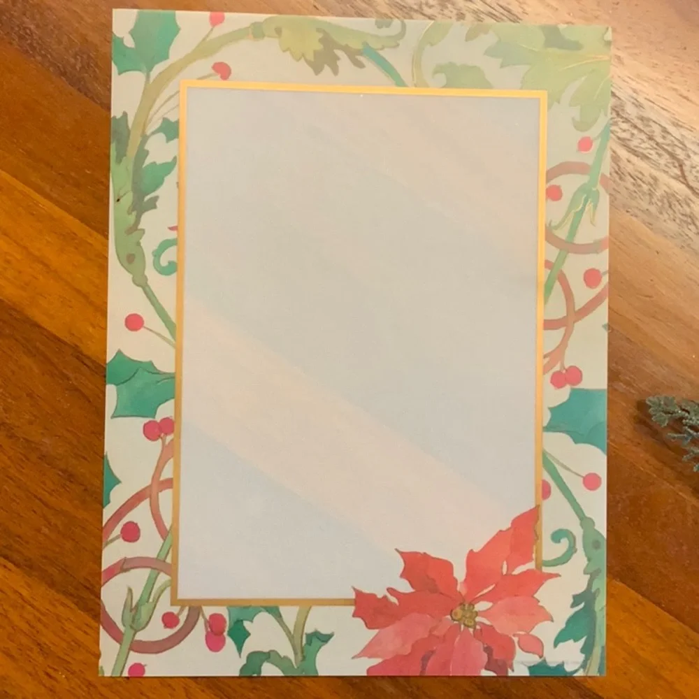 75 sheets medium weight 8.5x11 Christmas Vellum